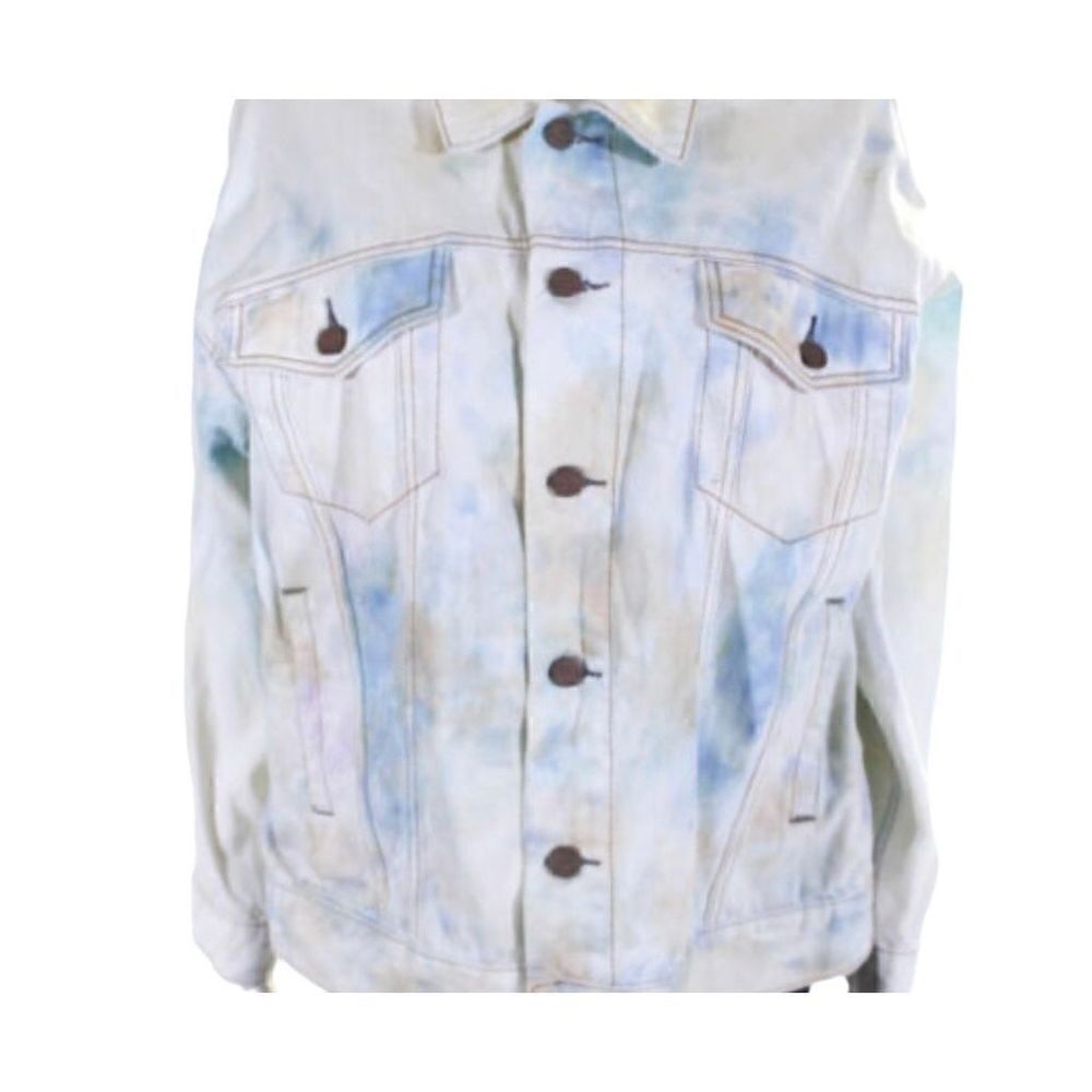 Free People Tie Dye Bomber Denim XS - Picture 5 of 8